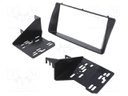 Radio mounting frame; Toyota; 2 DIN; black