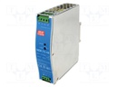 Power supply: switched-mode; 76.8W; 48VDC; 48÷55VDC; 1.6A; 510g