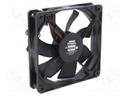 Fan: DC; axial; 24VDC; 120x120x25mm; 173.4m3/h; 45.5dBA; 2800rpm