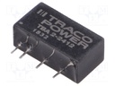 Converter: DC/DC; 2W; Uin: 21.6÷26.4V; Uout: 12VDC; Iout: 165mA; SIP7