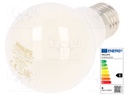 LED lamp; neutral white; E27; 230VAC; 1055lm; 8.5W; 4000K