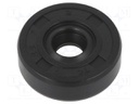 Oil seal; NBR; D: 7mm; -40÷100°C; Shore hardness: 70; Shaft dia: 7mm