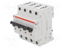 Circuit breaker; 230/400VAC; 10A; Poles: 3; DIN; Charact: K