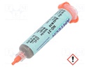 Paste; Sn42Bi58; lead free; syringe; 25÷45um; 35g; 138°C; 13%