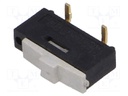 Switch: slide; Pos: 2; 0.3A/24VDC; Mounting: SMT; 10x2.5x4.5mm