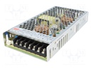 Power supply: switched-mode; modular; 150W; 12VDC; 199x99x30mm