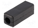 Mounting coupler; for profiles; W: 16mm; H: 43mm; Mat: polyamide