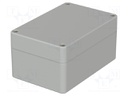 Enclosure: multipurpose; X: 80mm; Y: 120mm; Z: 60mm; EUROMAS; ABS