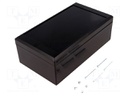 Enclosure: multipurpose; X: 112mm; Y: 200mm; Z: 71mm; BISBOX I; ABS