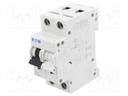 Circuit breaker; 230/400VAC; Inom: 6A; Poles: 1+N; DIN; Charact: C