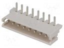 Socket; wire-board; male; SPOX; 2.5mm; PIN: 8; THT; 3A; tinned; 250V