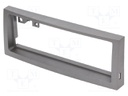 Radio mounting frame; Citroën,Peugeot; 1 DIN; anthracite