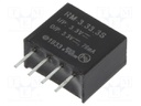 Converter: DC/DC; 0.25W; Uin: 2.97÷3.63V; Uout: 3.3VDC; Iout: 75mA