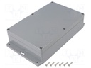 Enclosure: multipurpose; X: 146mm; Y: 222mm; Z: 55mm; ABS; dark grey