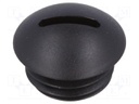 Stopper; M12; Mat: polyamide; black