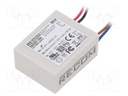 Power supply: switched-mode; LED; 7W; 10÷20VDC; 350mA; 90÷295VAC