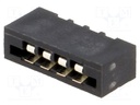 Connector: FFC (FPC); straight; PIN: 4; NON-ZIF; THT; tinned; 20mΩ