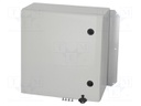 Enclosure: wall mounting; X: 500mm; Y: 500mm; Z: 210mm; ARCA; grey