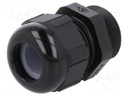 Cable gland; PG16; IP68; Mat: polyamide; black