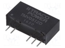 Converter: DC/DC; 1W; Uin: 4.5÷5.5V; Uout: 12VDC; Uout2: -12VDC; SIP7