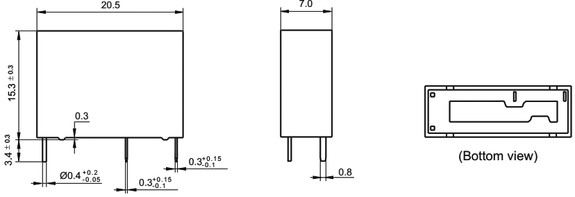 Relay: electromagnetic; SPST-NO; Ucoil: 12VDC; 5A; 5A/250VAC; PCB