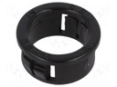 Grommet; Ømount.hole: 19.1mm; Øhole: 15.8mm; black