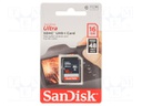 Memory card; SD HC; 16GB; Class 10