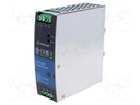 Power supply: switched-mode; for DIN rail; 120W; 12VDC; 10A; OUT: 1