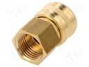 Quick connection coupling; NW7,2 quick connector; 0÷35bar