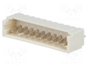 Socket; wire-board; male; PicoBlade; 1.25mm; PIN: 10; THT; 1A; tinned