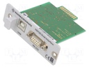 Interface RS232/USB card