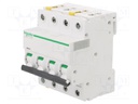 Circuit breaker; 400VAC; Inom: 10A; Poles: 4; DIN; Charact: C; 10kA