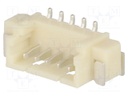 Socket; wire-board; male; 1.25mm; PIN: 5; SMT; 125V; 1A; tinned