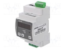 Module: regulator; temperature; SPDT; DIN; 250VAC/8A; -1999÷9999