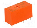 Relay: electromagnetic; DPDT; Ucoil: 6VDC; 8A/250VAC; 8A/30VDC; 8A