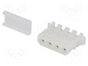 Plug; wire-board; female; PIN: 4; for cable; IDC; 6A; 250VDC; 5.08mm