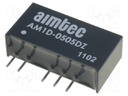 Converter: DC/DC; 1W; Uin: 4.5÷5.5V; Uout: 5VDC; Uout2: -5VDC; SIP7