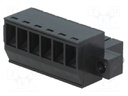 Pluggable terminal block; 3.5mm; ways: 6; straight; plug; female