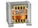 Transformer: mains; 50VA; 230VAC; 115V; 0.42A; Leads: solder lugs