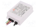 Power supply: switched-mode; LED; 45W; 36VDC; 1.25A; 90÷295VAC