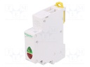 LED indicator; 12÷48VAC; 12÷48VDC; DIN; Colour: green/red