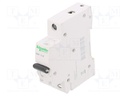 Circuit breaker; 230/400VAC; Inom: 4A; Poles: 1; DIN; Charact: C; 6kA