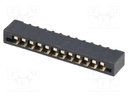 Connector: FFC (FPC); straight; PIN: 12; NON-ZIF; THT; tinned; 20mΩ