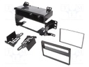 Radio mounting frame; Nissan; 1 DIN,2 DIN; black gloss