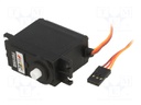 Motor: servo; 4.8÷6VDC; standard; analogue; 40g; 40.8x20.1x38mm