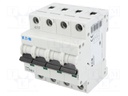 Circuit breaker; 400VAC; Inom: 16A; Poles: 3+N; DIN; Charact: C; 6kA