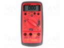 Digital multimeter; LCD 3,5 digit (1999); Diode test: 1mA, 3V