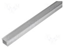 Profiles for LED modules; transparent; surface,recessed; L: 2m