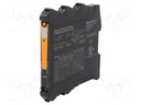 Converter: analog signals; DIN; 0÷20mA,4÷20mA; 20÷30VDC; -20÷60°C