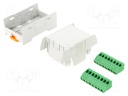 Enclosure: for DIN rail mounting; Y: 75.4mm; X: 45mm; Z: 53.5mm; ABS